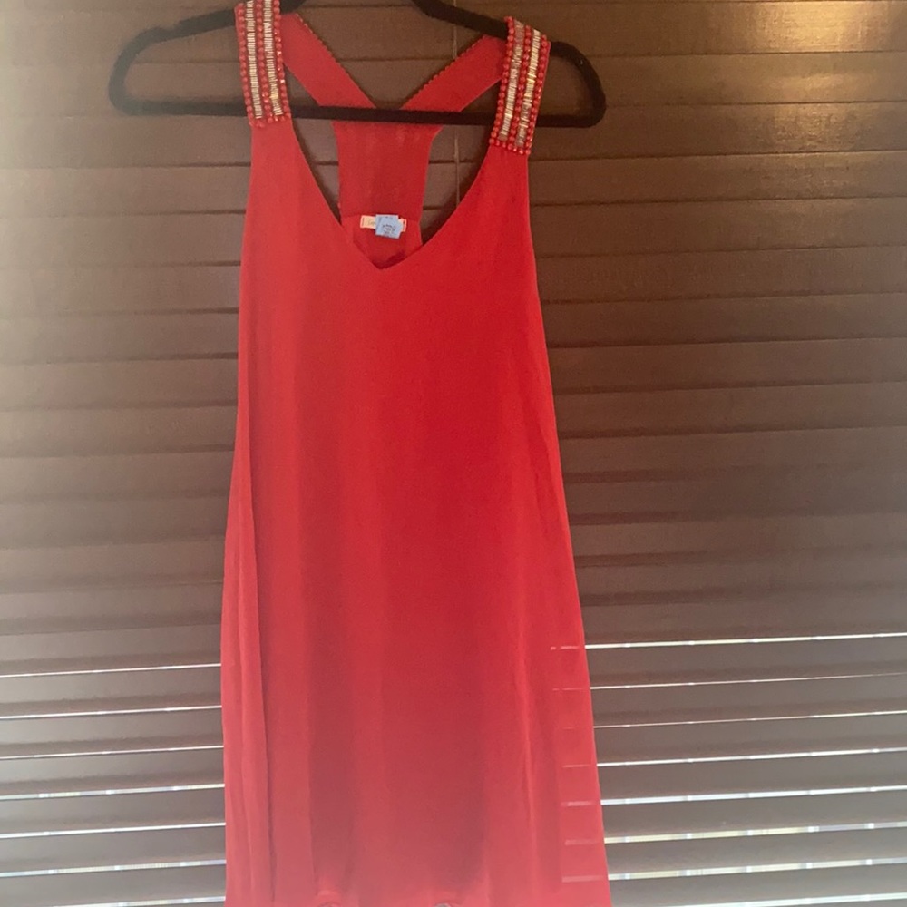 Red dress